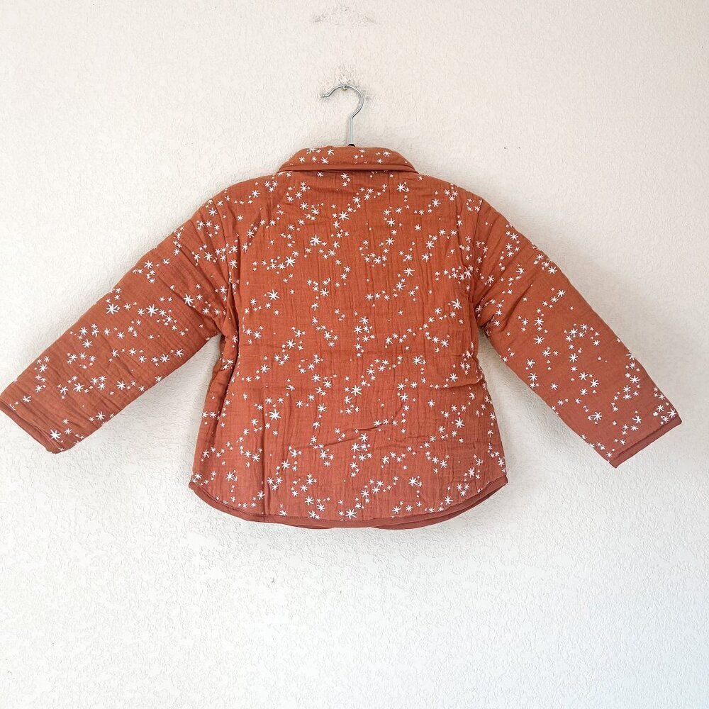 NWT! Rylee + Cru Girls Quilted Starlight Coat Size 4-5Y - Picture 3 of 3